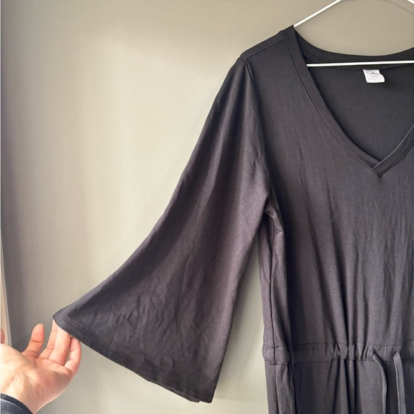 Dwelling Apparel, size M, wide leg jumpsuit, rayon bamboo, made in Canada - Picture 2 of 7